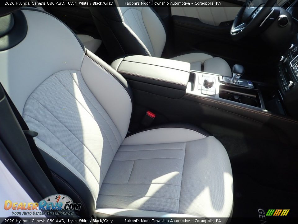 Front Seat of 2020 Hyundai Genesis G80 AWD Photo #11