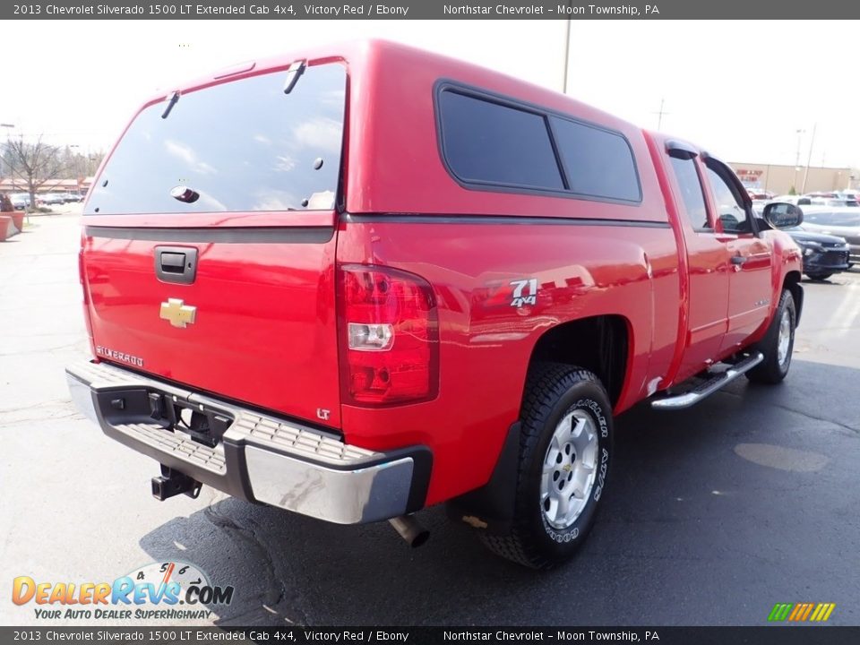 2013 Chevrolet Silverado 1500 LT Extended Cab 4x4 Victory Red / Ebony Photo #7