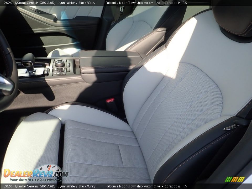 Front Seat of 2020 Hyundai Genesis G80 AWD Photo #15