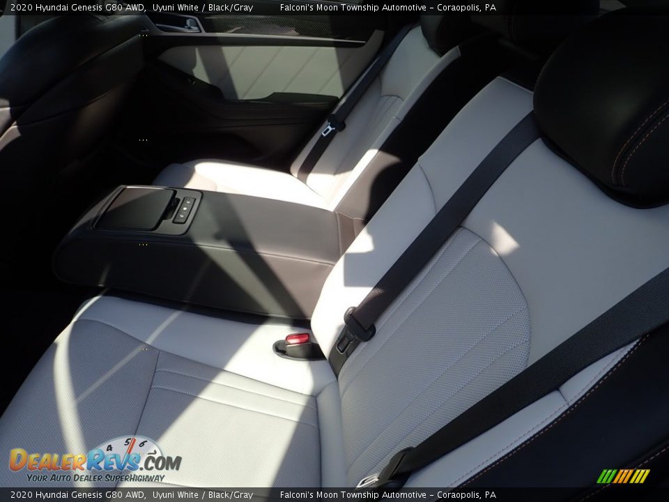 Rear Seat of 2020 Hyundai Genesis G80 AWD Photo #16