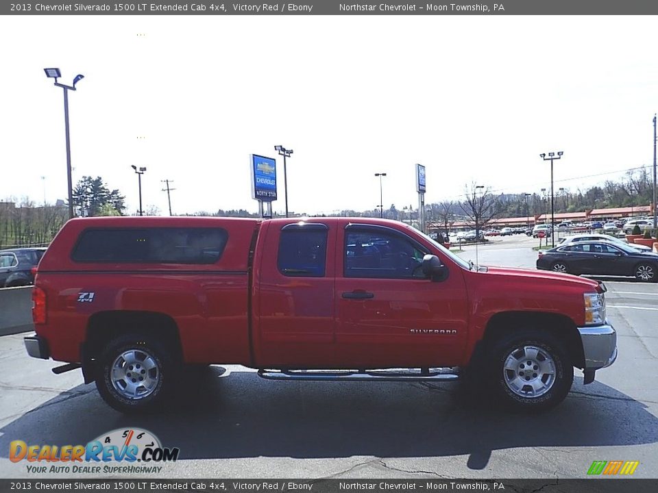 2013 Chevrolet Silverado 1500 LT Extended Cab 4x4 Victory Red / Ebony Photo #9