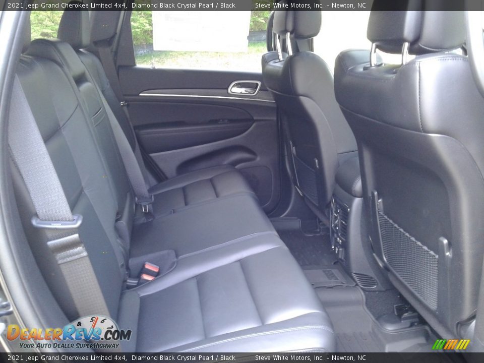 2021 Jeep Grand Cherokee Limited 4x4 Diamond Black Crystal Pearl / Black Photo #16