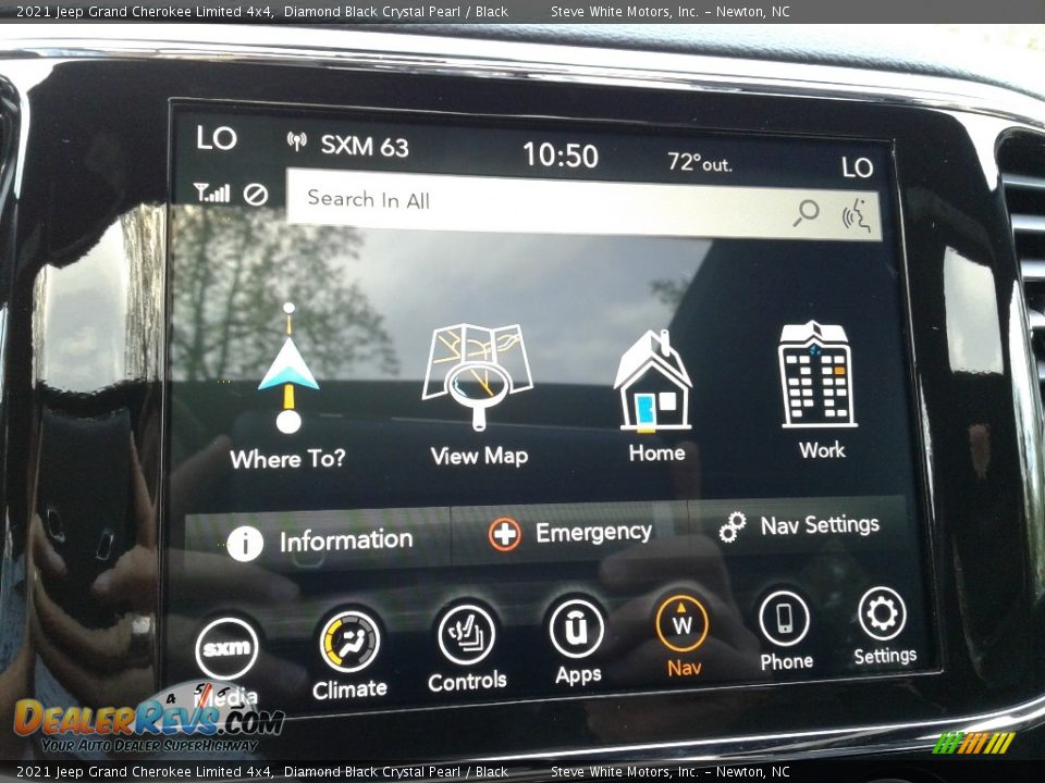 2021 Jeep Grand Cherokee Limited 4x4 Diamond Black Crystal Pearl / Black Photo #23