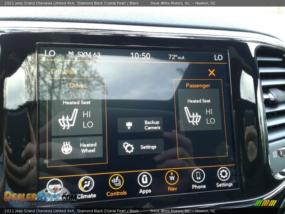 2021 Jeep Grand Cherokee Limited 4x4 Diamond Black Crystal Pearl / Black Photo #26