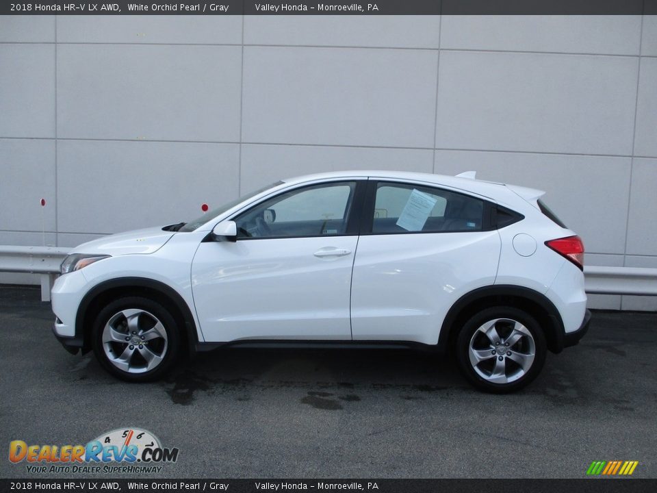 2018 Honda HR-V LX AWD White Orchid Pearl / Gray Photo #2
