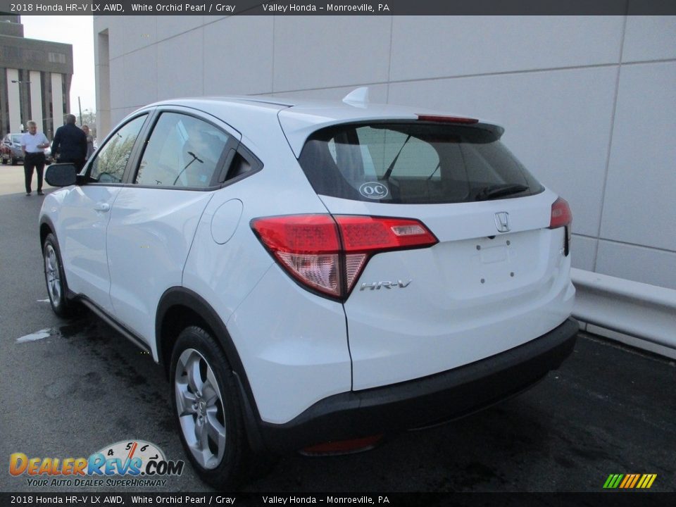 2018 Honda HR-V LX AWD White Orchid Pearl / Gray Photo #3