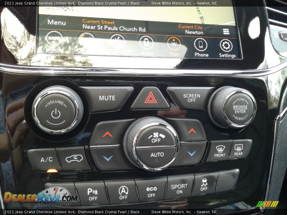 2021 Jeep Grand Cherokee Limited 4x4 Diamond Black Crystal Pearl / Black Photo #28
