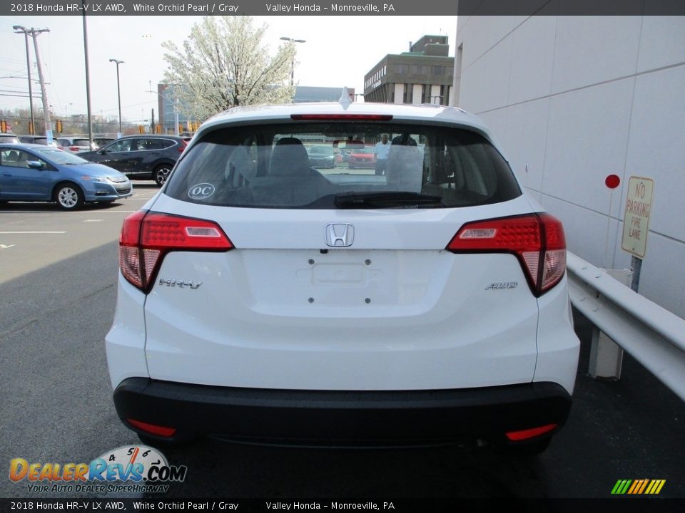 2018 Honda HR-V LX AWD White Orchid Pearl / Gray Photo #4
