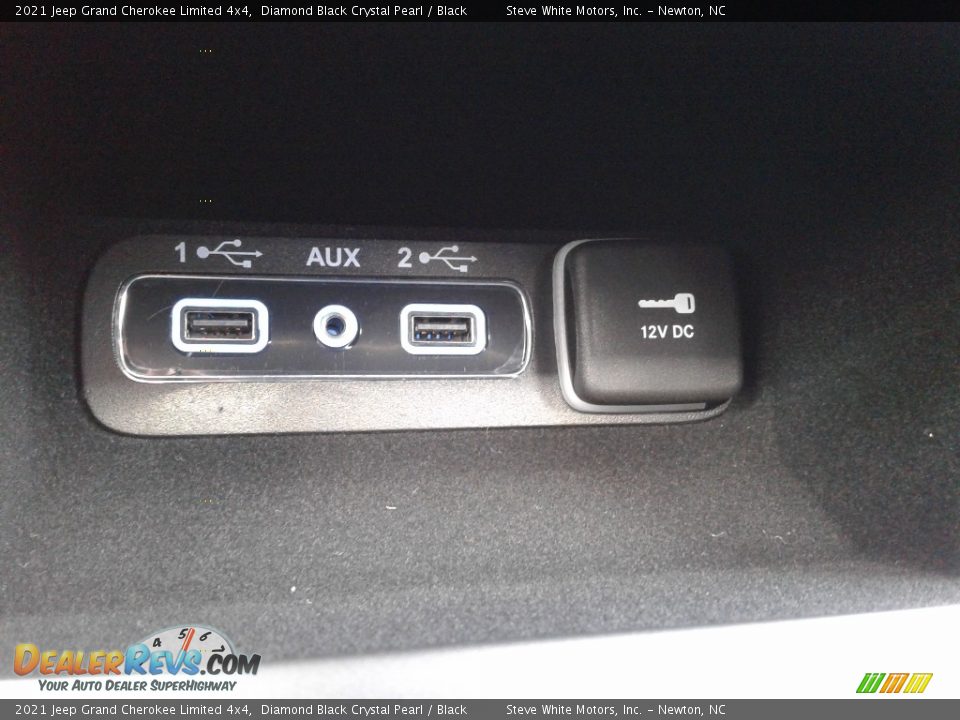 2021 Jeep Grand Cherokee Limited 4x4 Diamond Black Crystal Pearl / Black Photo #29