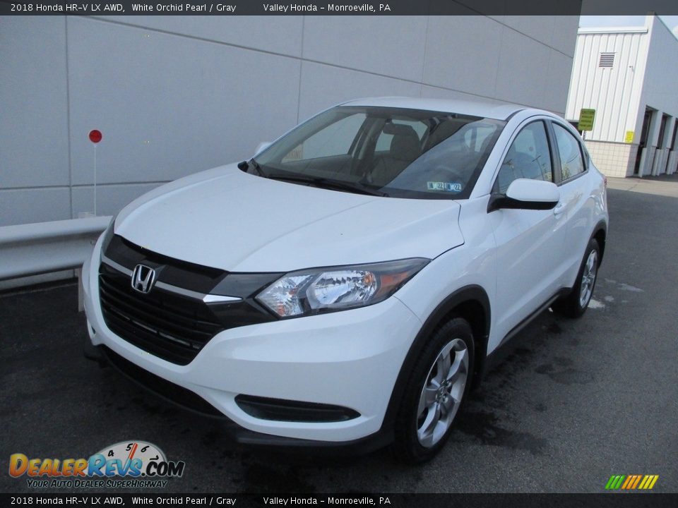2018 Honda HR-V LX AWD White Orchid Pearl / Gray Photo #9