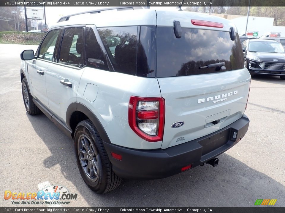 2021 Ford Bronco Sport Big Bend 4x4 Cactus Gray / Ebony Photo #6