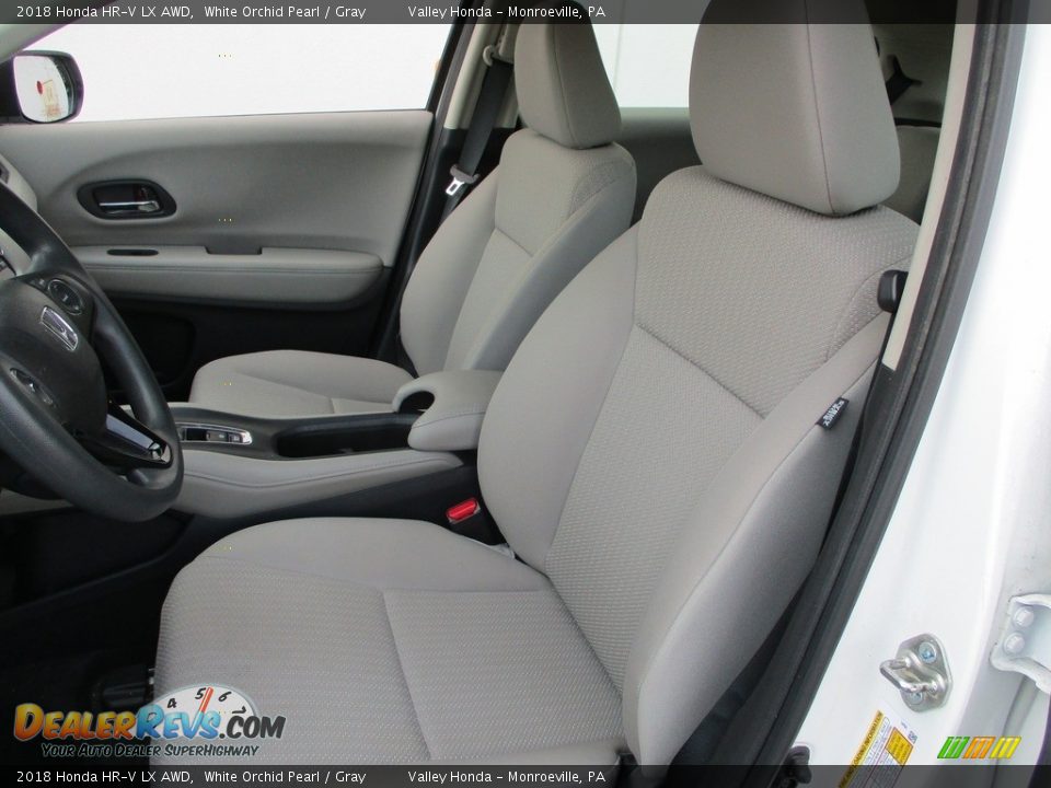 2018 Honda HR-V LX AWD White Orchid Pearl / Gray Photo #11