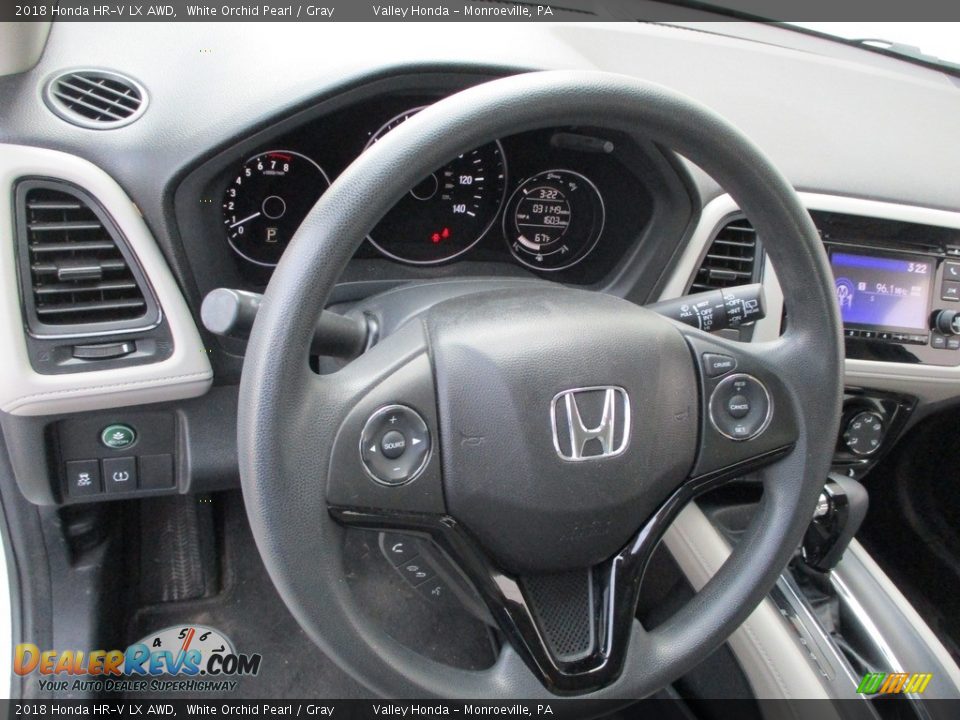 2018 Honda HR-V LX AWD White Orchid Pearl / Gray Photo #13