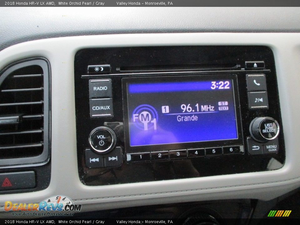 2018 Honda HR-V LX AWD White Orchid Pearl / Gray Photo #14