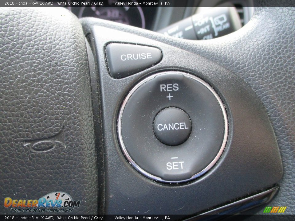 2018 Honda HR-V LX AWD White Orchid Pearl / Gray Photo #17