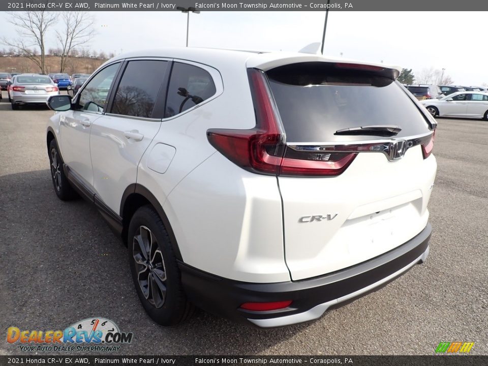 2021 Honda CR-V EX AWD Platinum White Pearl / Ivory Photo #2