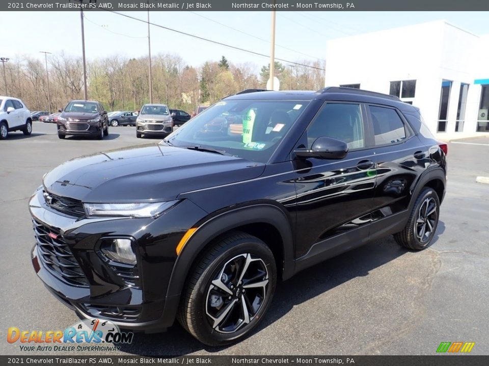 2021 Chevrolet Trailblazer RS AWD Mosaic Black Metallic / Jet Black Photo #1