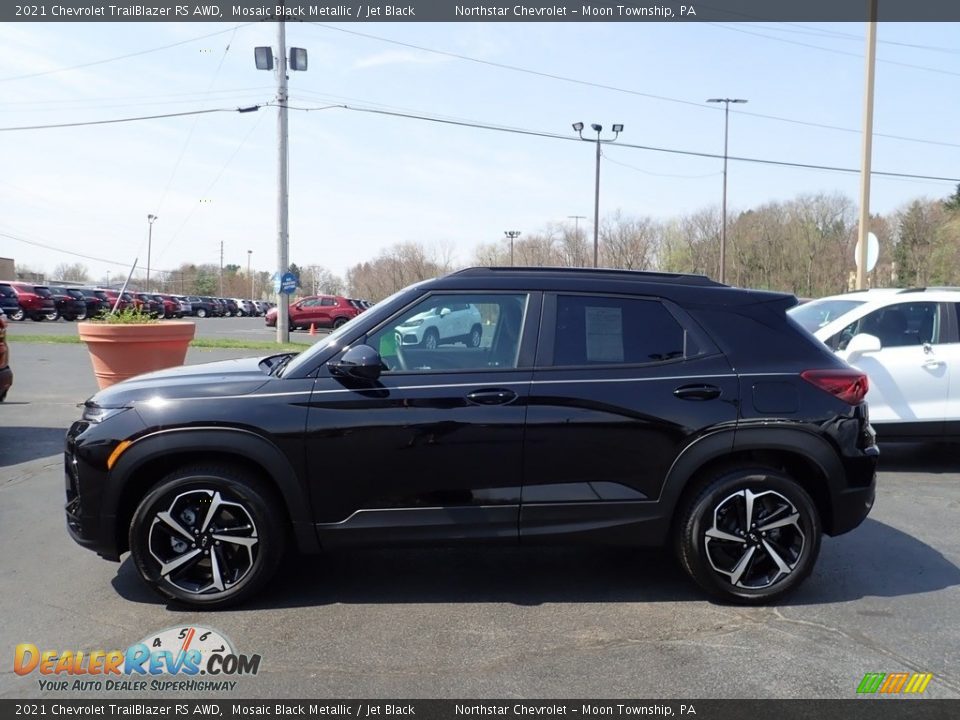 2021 Chevrolet Trailblazer RS AWD Mosaic Black Metallic / Jet Black Photo #2