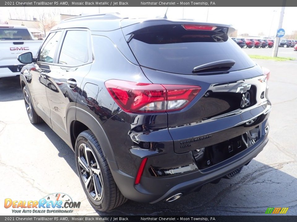 2021 Chevrolet Trailblazer RS AWD Mosaic Black Metallic / Jet Black Photo #3