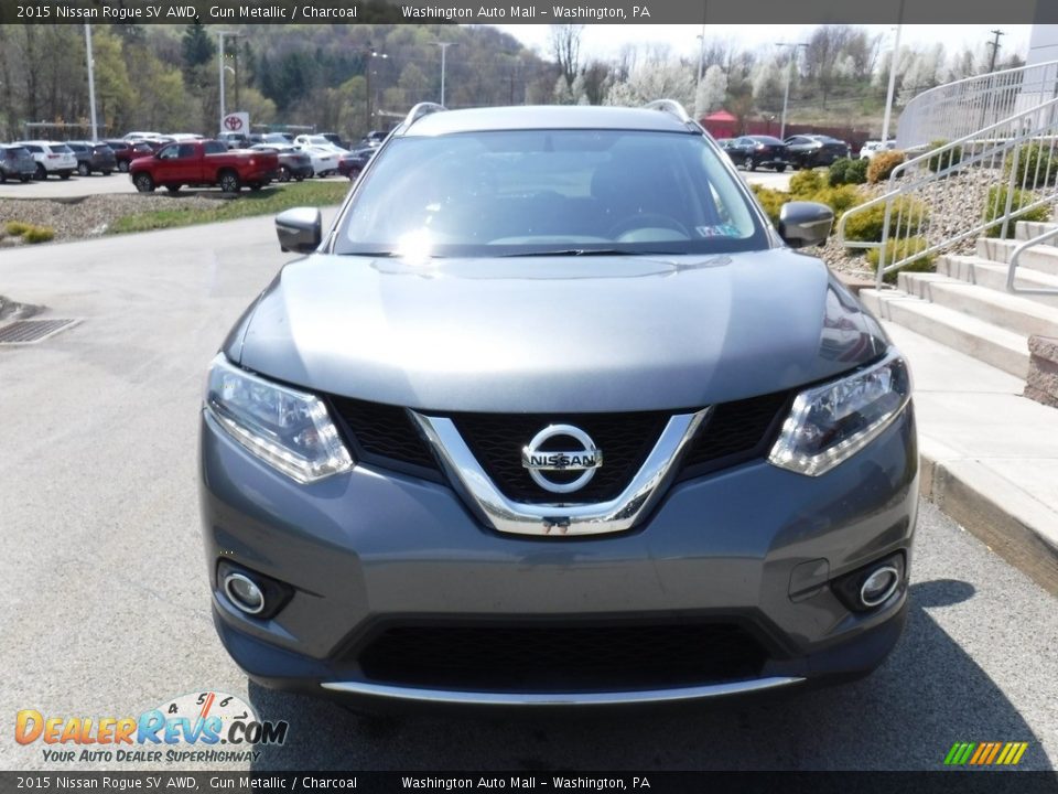 2015 Nissan Rogue SV AWD Gun Metallic / Charcoal Photo #10