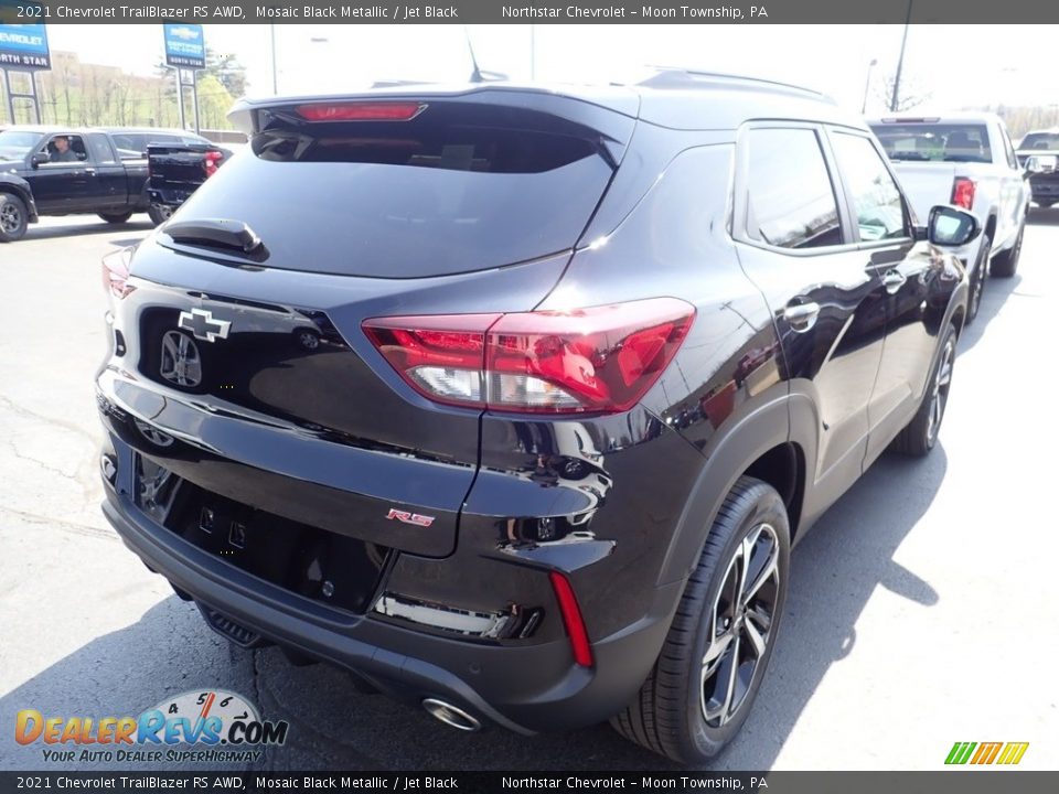 2021 Chevrolet Trailblazer RS AWD Mosaic Black Metallic / Jet Black Photo #6