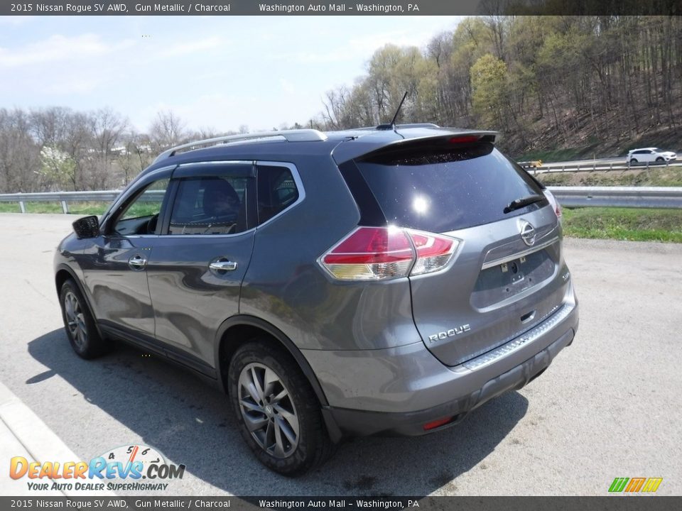 2015 Nissan Rogue SV AWD Gun Metallic / Charcoal Photo #12