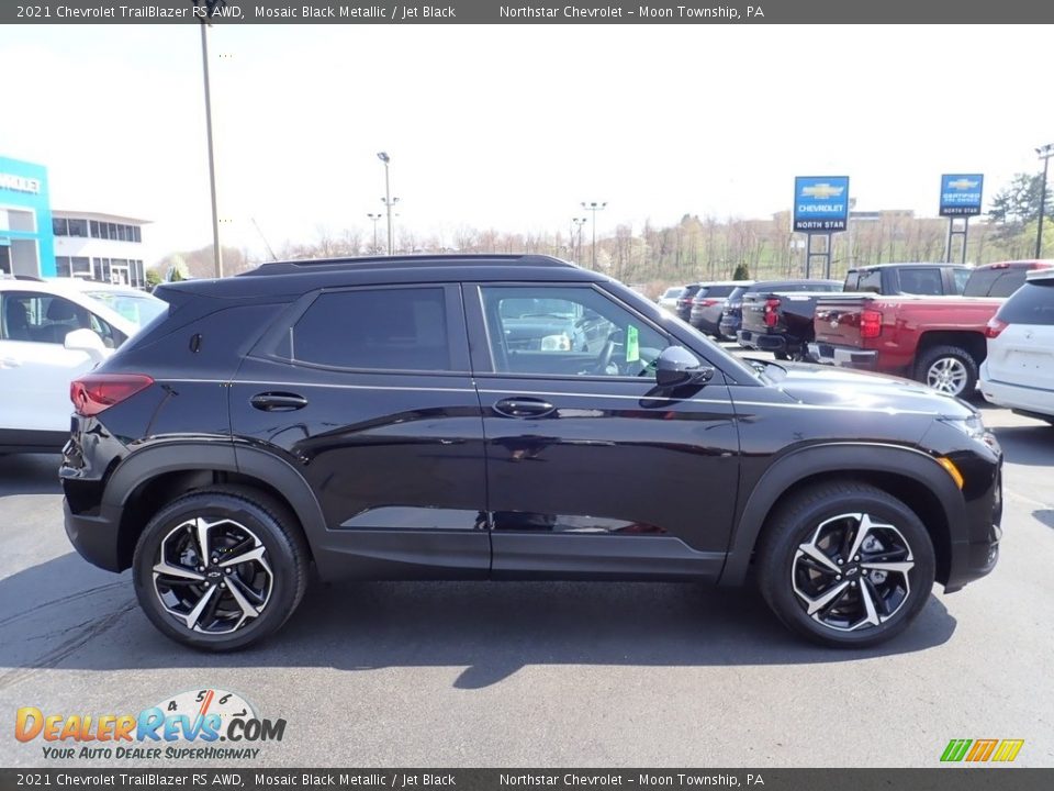 2021 Chevrolet TrailBlazer RS AWD Mosaic Black Metallic / Jet Black Photo #7