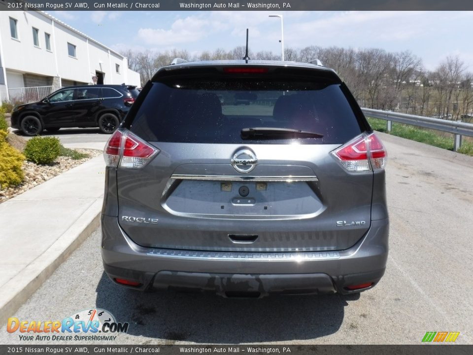 2015 Nissan Rogue SV AWD Gun Metallic / Charcoal Photo #13