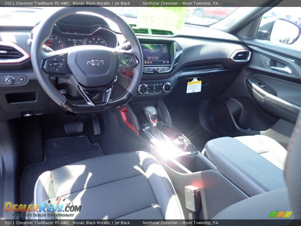 2021 Chevrolet TrailBlazer RS AWD Mosaic Black Metallic / Jet Black Photo #15