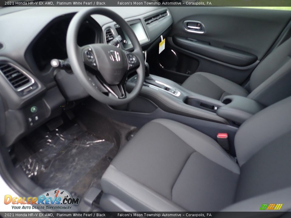 2021 Honda HR-V EX AWD Platinum White Pearl / Black Photo #12