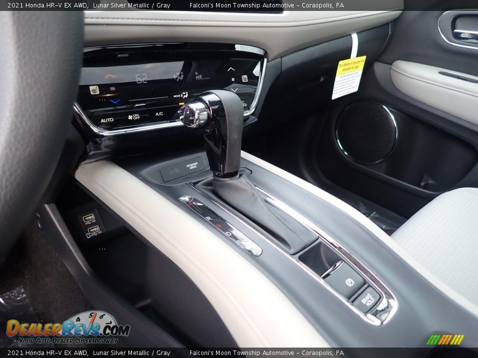 2021 Honda HR-V EX AWD Lunar Silver Metallic / Gray Photo #17