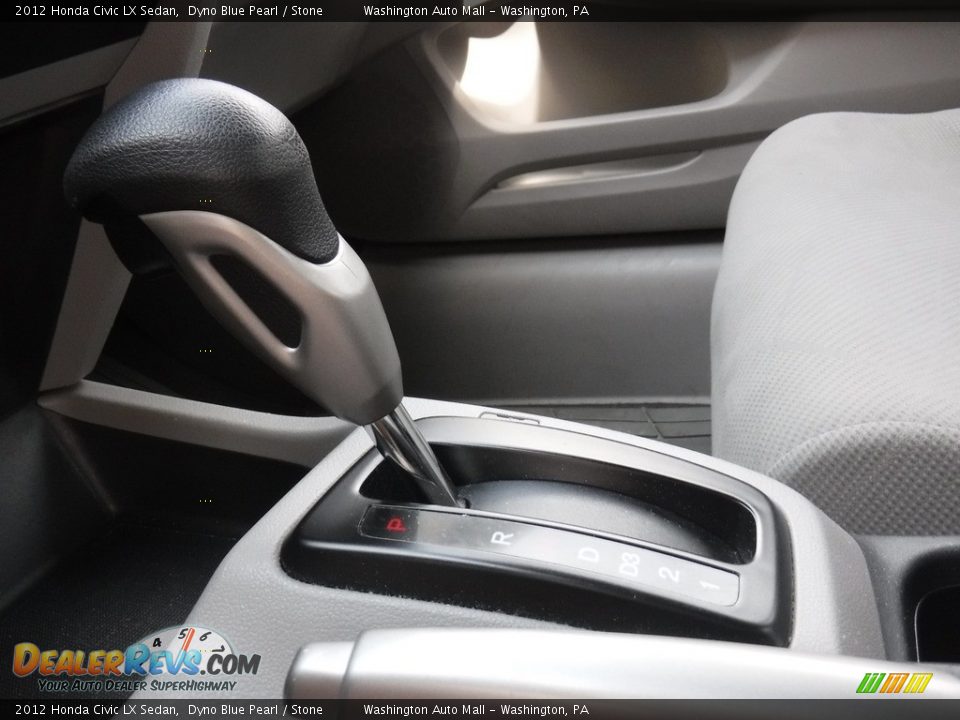 2012 Honda Civic LX Sedan Dyno Blue Pearl / Stone Photo #17