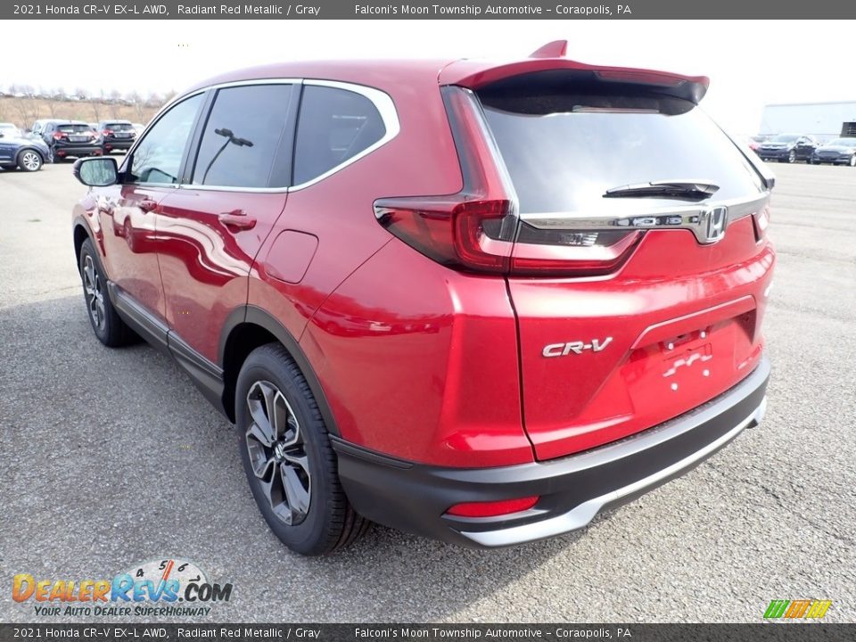 2021 Honda CR-V EX-L AWD Radiant Red Metallic / Gray Photo #2