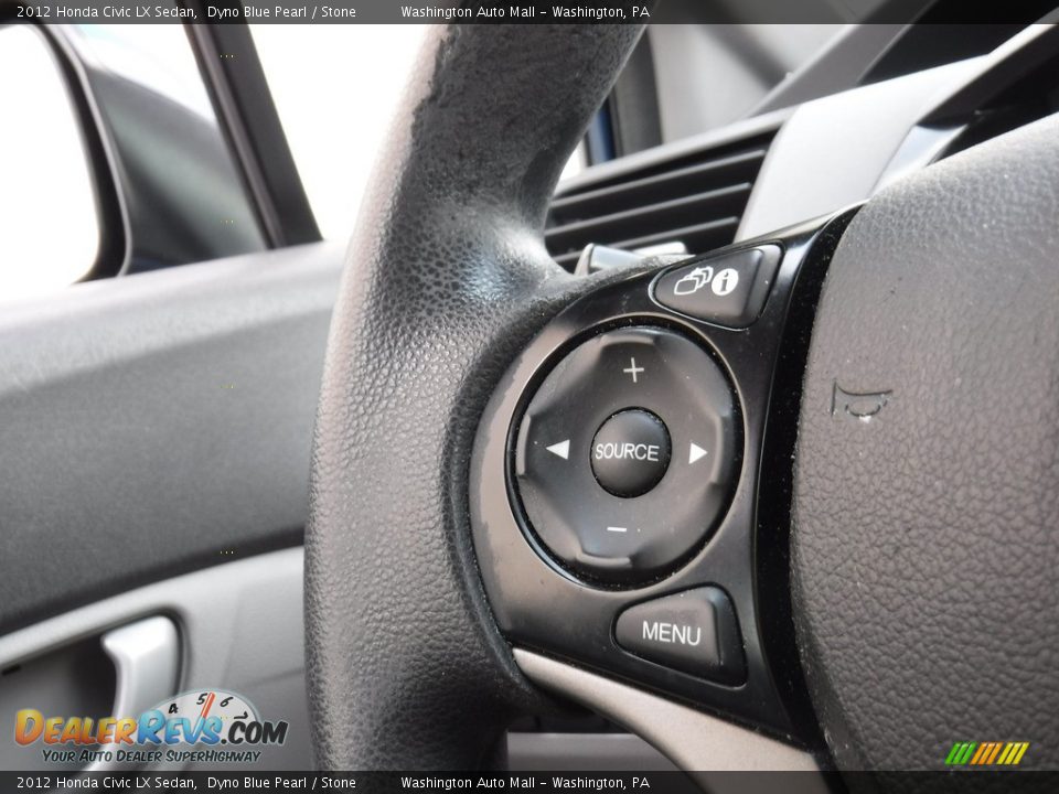 2012 Honda Civic LX Sedan Dyno Blue Pearl / Stone Photo #20