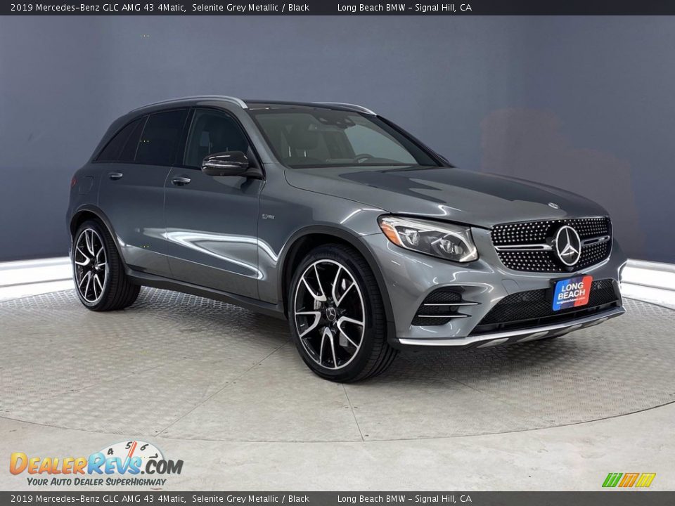 2019 Mercedes-Benz GLC AMG 43 4Matic Selenite Grey Metallic / Black Photo #35