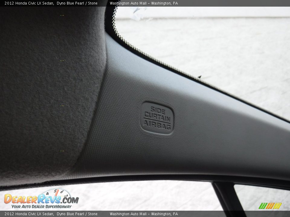 2012 Honda Civic LX Sedan Dyno Blue Pearl / Stone Photo #21
