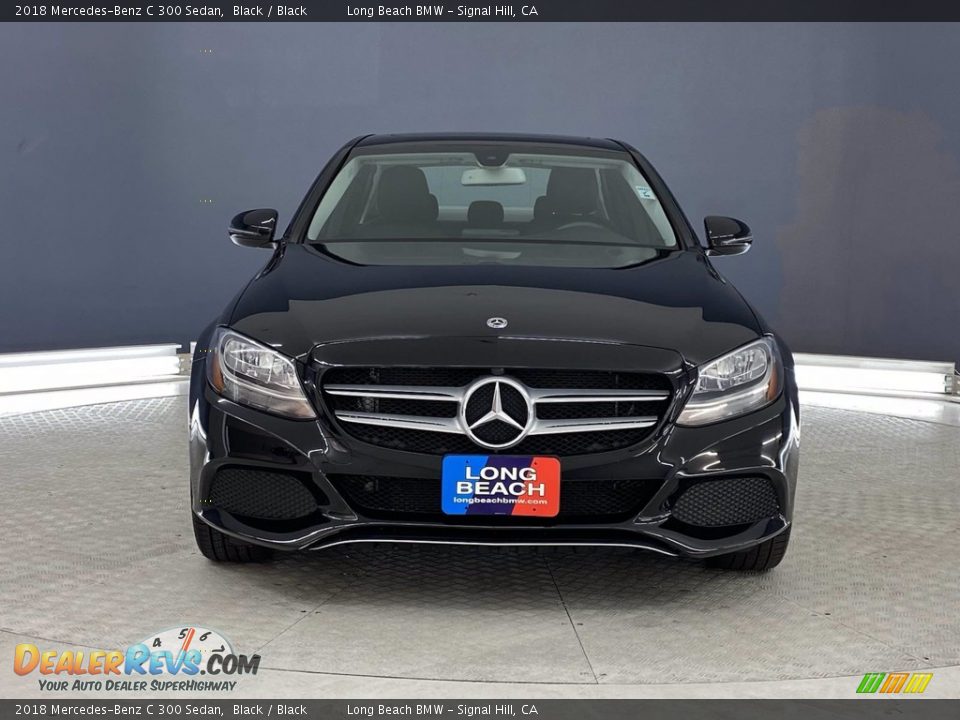 2018 Mercedes-Benz C 300 Sedan Black / Black Photo #2