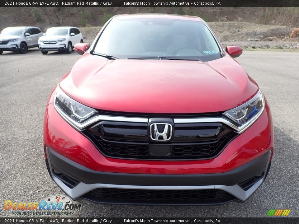2021 Honda CR-V EX-L AWD Radiant Red Metallic / Gray Photo #6