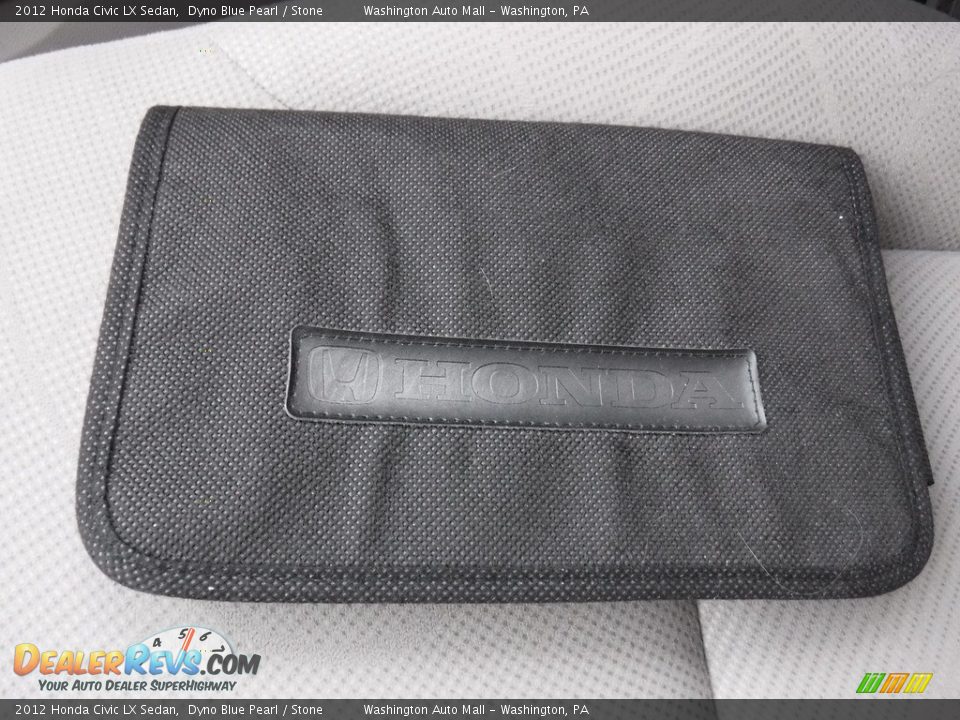 2012 Honda Civic LX Sedan Dyno Blue Pearl / Stone Photo #23