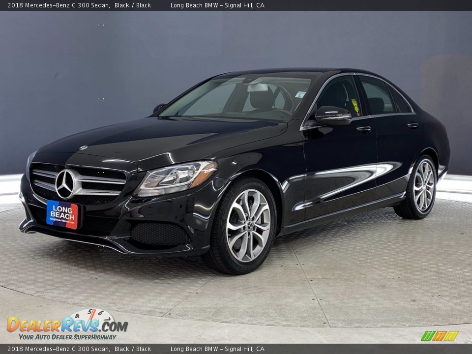 2018 Mercedes-Benz C 300 Sedan Black / Black Photo #3