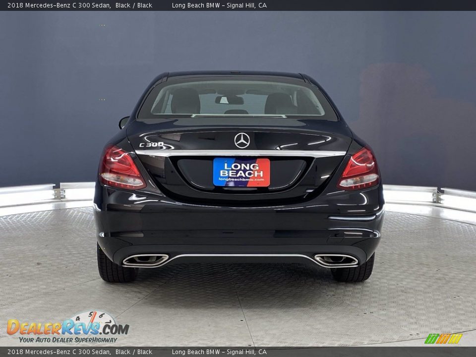 2018 Mercedes-Benz C 300 Sedan Black / Black Photo #4