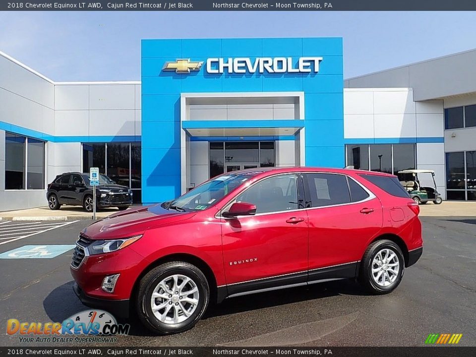 2018 Chevrolet Equinox LT AWD Cajun Red Tintcoat / Jet Black Photo #1