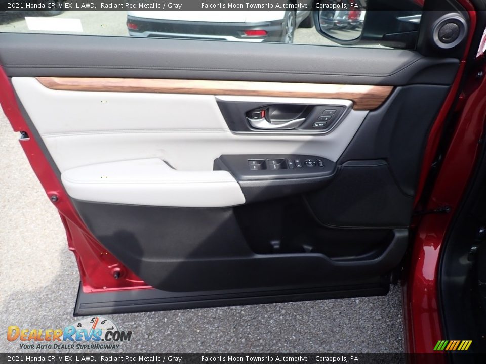 2021 Honda CR-V EX-L AWD Radiant Red Metallic / Gray Photo #11