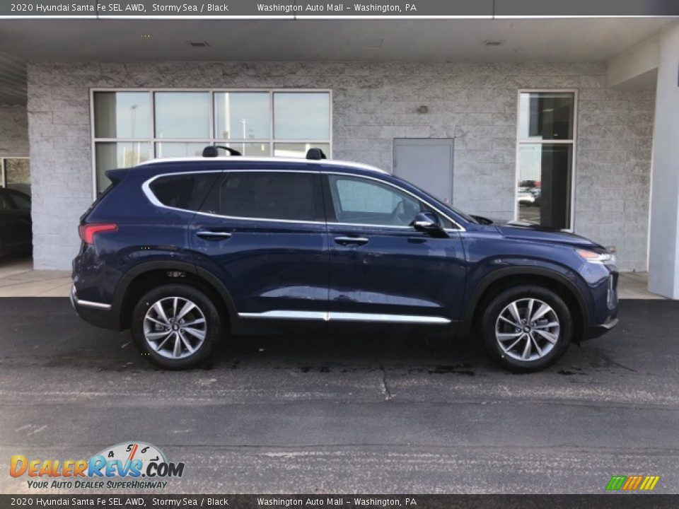 2020 Hyundai Santa Fe SEL AWD Stormy Sea / Black Photo #2