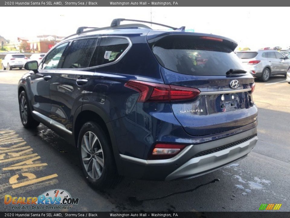 2020 Hyundai Santa Fe SEL AWD Stormy Sea / Black Photo #3