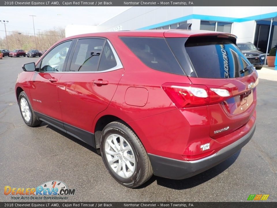 2018 Chevrolet Equinox LT AWD Cajun Red Tintcoat / Jet Black Photo #4