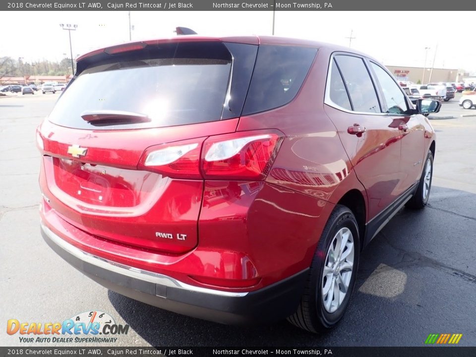 2018 Chevrolet Equinox LT AWD Cajun Red Tintcoat / Jet Black Photo #8