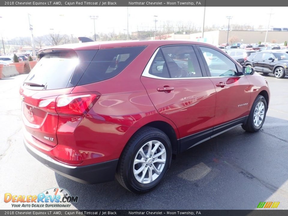 2018 Chevrolet Equinox LT AWD Cajun Red Tintcoat / Jet Black Photo #9