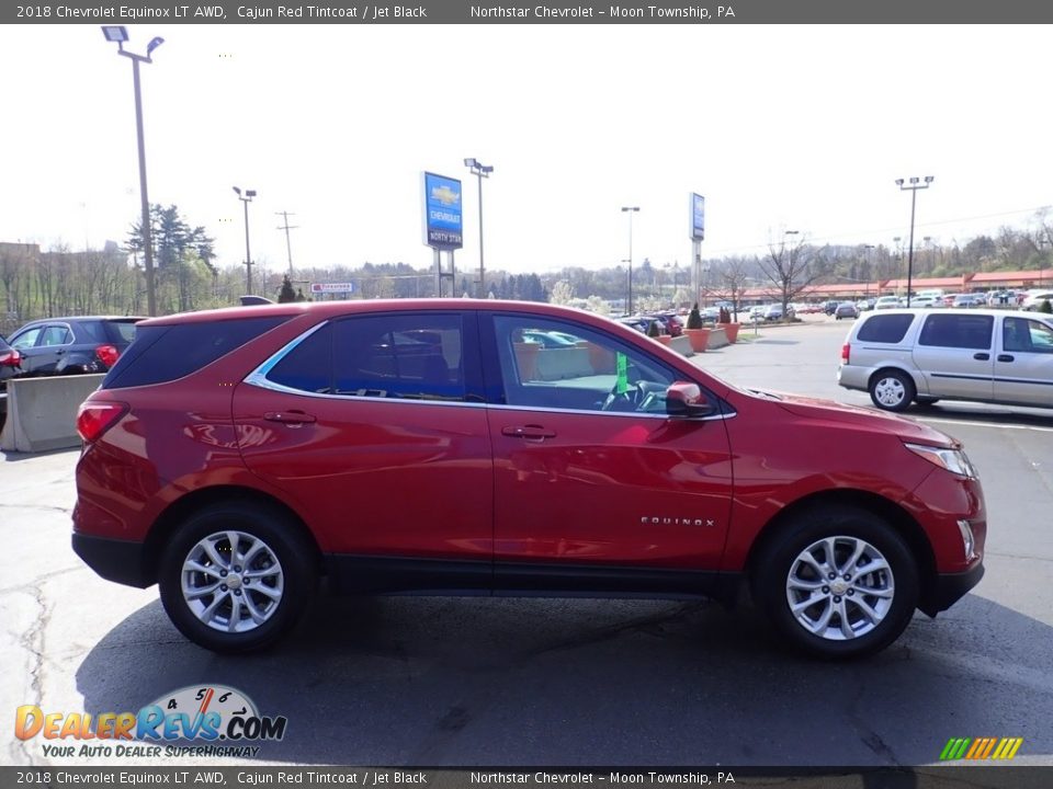 2018 Chevrolet Equinox LT AWD Cajun Red Tintcoat / Jet Black Photo #10