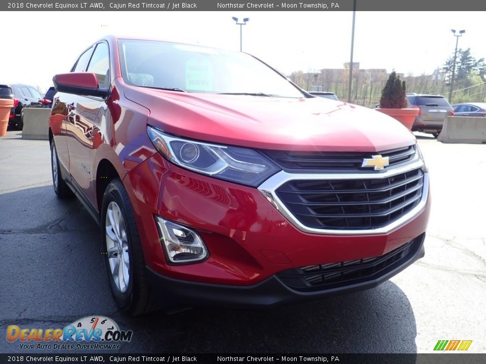 2018 Chevrolet Equinox LT AWD Cajun Red Tintcoat / Jet Black Photo #12
